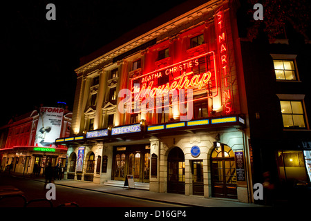 La trappola del Mouse mostra presso il St Martin's Theatre di Londra Foto Stock