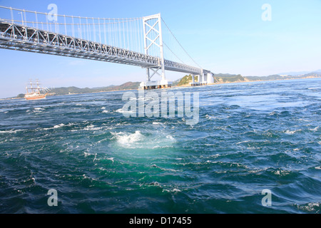 Idromassaggi in mare, Prefettura di Tokushima Foto Stock