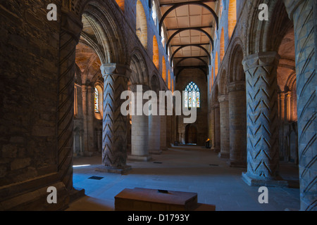 Antica abbazia di Dunfermline, Fife, Scozia, Regno Unito Foto Stock