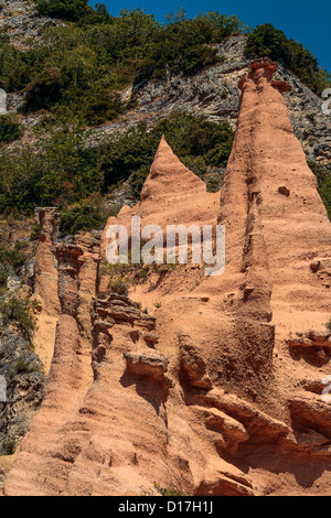 Europa Italia Monte Sibillini parco nazionale di Fiastra zoppo Rosse Foto Stock