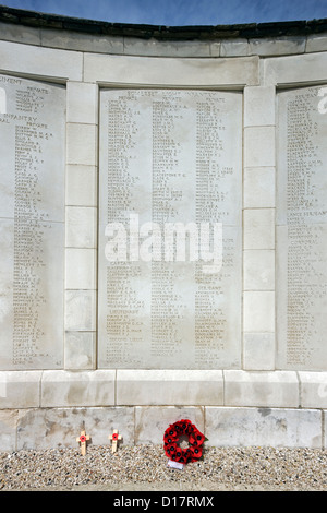 Commissione delle tombe di guerra del Commonwealth Tyne Cot cimitero per la prima guerra mondiale uno soldati britannici in Passendale, Fiandre, in Belgio Foto Stock