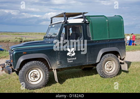 Il National Trust Landrover Foto Stock