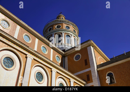 L'Italia, sicilia, Tindari, la cupola della Basilica di Santa Maria Santuario Foto Stock