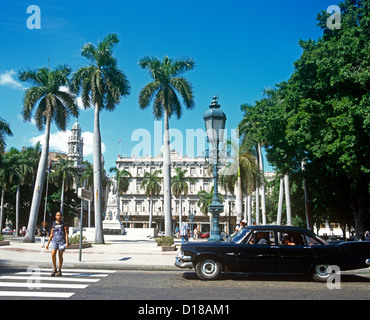 Classic American Car Havana Cuba Foto Stock