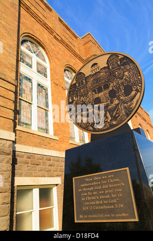 Sedicesima Street Chiesa Battista,Birmingham, Alabama, STATI UNITI D'AMERICA Foto Stock