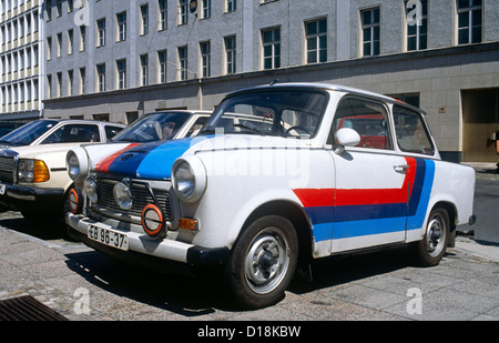 Trabant vettura East Berlino Germania Foto Stock