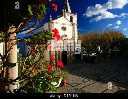 Obidos - borgo medievale cinto da mura, Portogallo, a nord di Lisbona Foto Stock