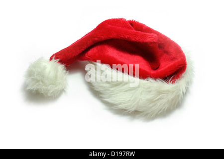 Red Santa cappello di Natale Foto Stock