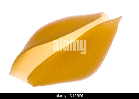 Una fotografia di un maccheroni noodle. Foto Stock