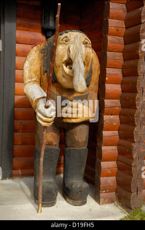 Troll, in negozio porta, More og Romsdal, Norvegia Foto Stock