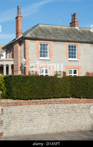 Vecchia casa di stile in Motcombe Lane, Eastbourne Città Vecchia, East Sussex, Inghilterra, Regno Unito. Foto Stock