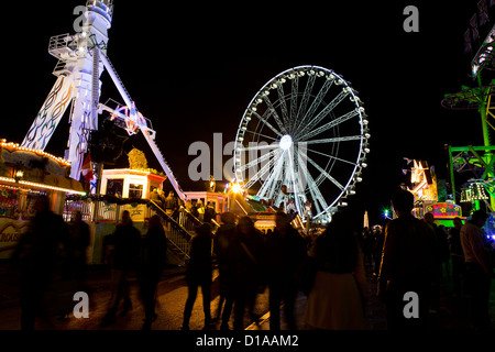 Londra,12/12/2012, fiera del divertimento in Winter Wonderland, Hyde Park, London, Regno Unito Foto Stock