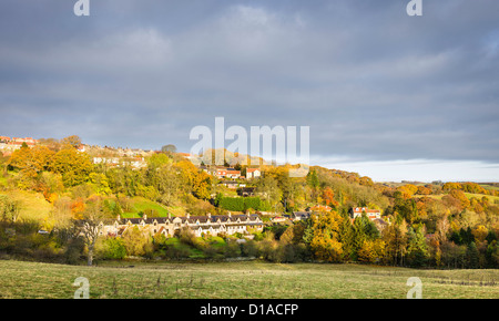 Una vista del villaggio Glaisdale situato nel cuore del North York Moors National Park, il Yorkshire, Regno Unito. Foto Stock