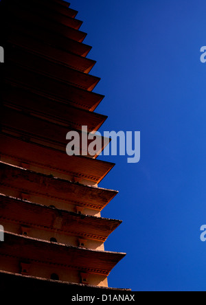 Le Tre Pagode di San Ta Si Monastero a Dali, nella provincia dello Yunnan in Cina Foto Stock