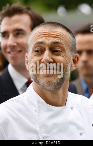 Ritratto di Michelin star chef Michel Roux Jr Foto Stock