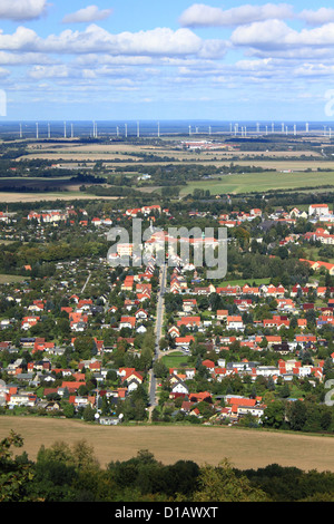 Vista aerea della città Foto Stock