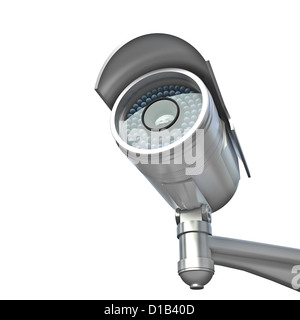 Immagine 3d di classico cctv a infrarossi Foto Stock