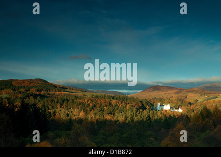 Blair Castle vicino a Blair Athol, Perthshire Foto Stock