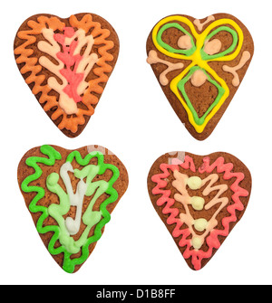 Gingerbread isolato Foto Stock