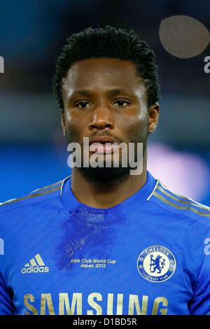 John Obi Mikel (Chelsea), 13 Dicembre 2012 - Calcio : Club FIFA World Cup Giappone 2012, Semi-Final match tra Chelsea FC 3-1 CF Monterrey a Yokohama International Stadium, Kanagawa, Giappone. (Foto di AFLO SPORT) [1156] Foto Stock