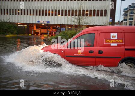 Inondazioni in Weymouth, Dorset, Regno Unito 14 dicembre 2012 foto da: Dorset Servizio media Foto Stock