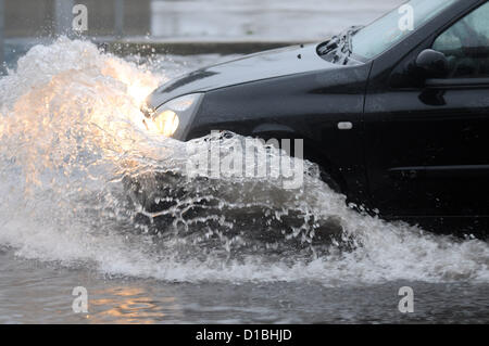 Inondazioni in Weymouth, Dorset, Regno Unito 14 dicembre 2012 foto da: Dorset Servizio media Foto Stock