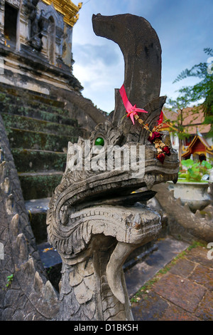 Wat Chiang Man, il più antico tempio in Chiang Mai Thailandia Foto Stock