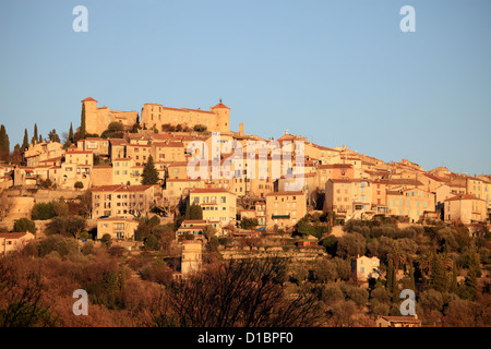 Provenza pittoresco borgo arroccato di Callian, Foto Stock