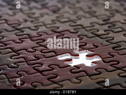 Ultimo pezzo del puzzle. Foto Stock
