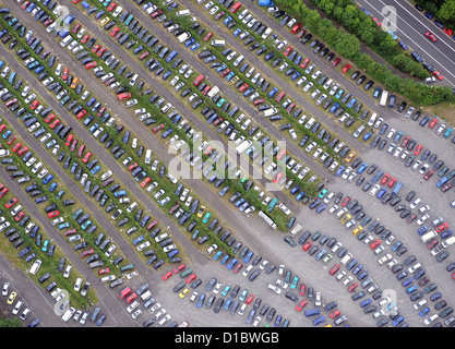 Nuerburg, Germania, parcheggio presso il Rock am Ring Festival Foto Stock