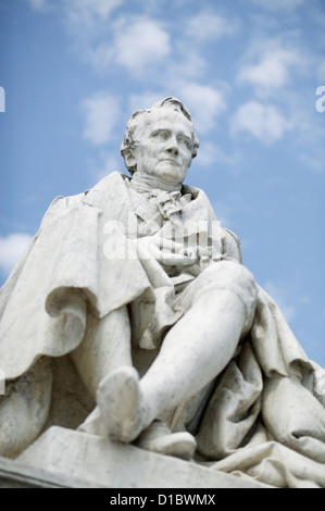 Berlino, Germania, Alexander von Humboldt monumento Foto Stock