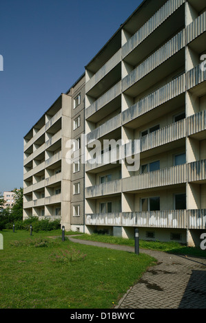 Berlino, Germania, vacante in edifici residenziali a Lichtenberg Foto Stock