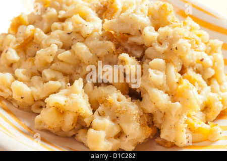 Maccheroni al forno e formaggio Foto Stock