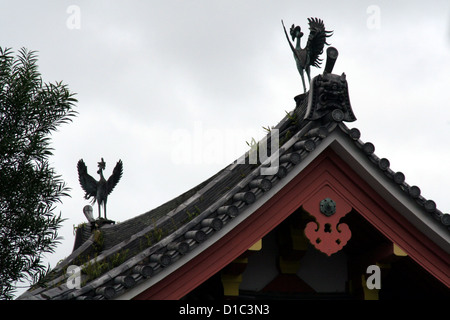 Il Tempio Byodo-In, la Valle dei Templi Memorial Park, Kahaluu, di O'ahu, Hawaii, STATI UNITI D'AMERICA Foto Stock