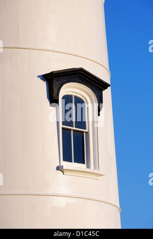 Finestra di faro, East Chop Luce, Oak Bluffs, Martha's Vineyard, Massachusetts Foto Stock