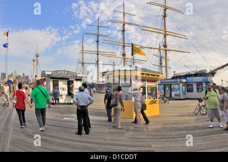 South Street Seaport Manhattan New York City Foto Stock