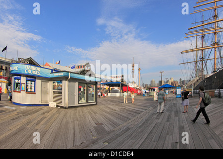 South Street Seaport Manhattan New York City Foto Stock