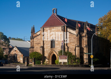 La chiesa Garrison - La Santa Trinità, mugnai Point - Le rocce Sydney New South Wales (NSW) Australia Foto Stock