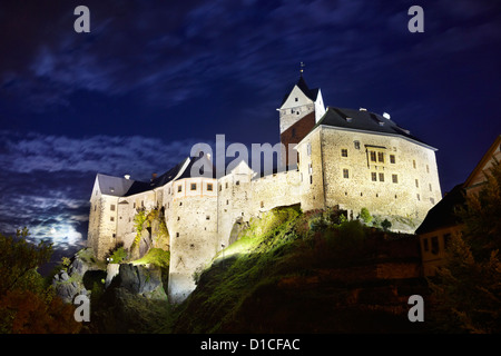 Il Castello di Loket, Repubblica Ceca, Europa Foto Stock