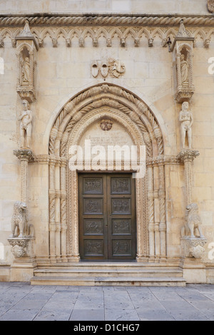 La Cattedrale di San Giacomo di Sibenik, Croazia, Europa Foto Stock