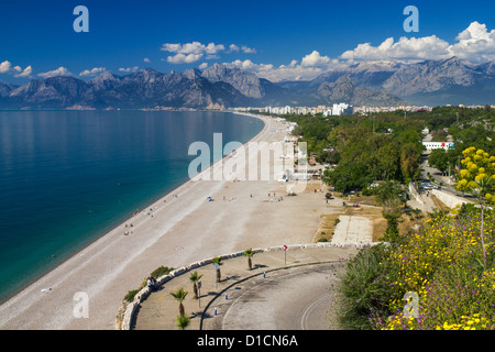 Antalya Beach Panorama Foto Stock