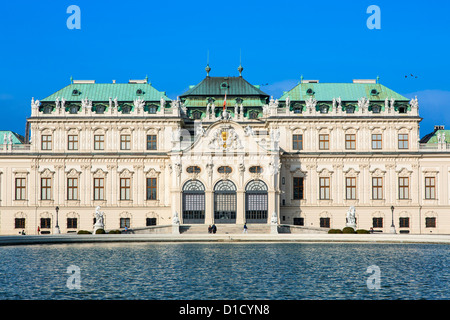 Austria, Vienna, Palazzo Belvedere Foto Stock