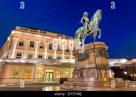 Franz Joseph I., Albertina di Vienna, Austria Foto Stock