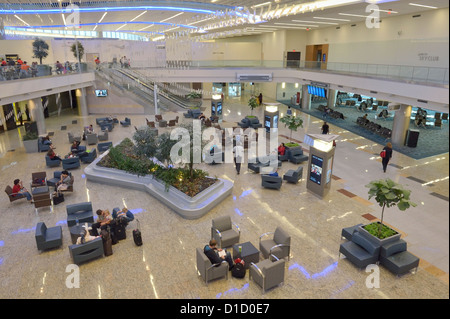 International lounge di partenza aereoporto internazionale di Atlanta Hartsfield-Jackson Atlanta in Georgia negli Stati Uniti Foto Stock