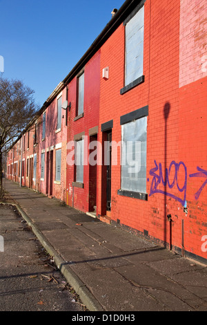 Saliti fino case, maggiore Broughton, Salford, Greater Manchester, Regno Unito Foto Stock