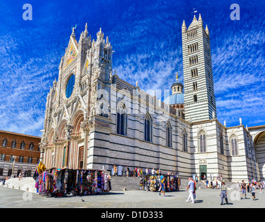 Cattedrale di Siena, Italia Foto Stock