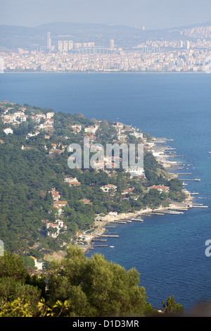 Buykada, la più grande isola di principi, nel mar di Marmara, nei pressi di Istanbul, Turchia Foto Stock