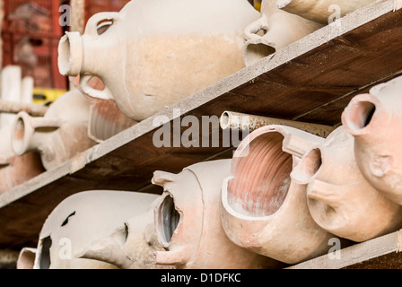 Vaso rimane in Pompei Foto Stock