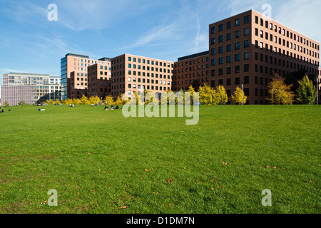 Moderno appartamento blocchi al Potsdamer Platz a Berlino, Germania Foto Stock