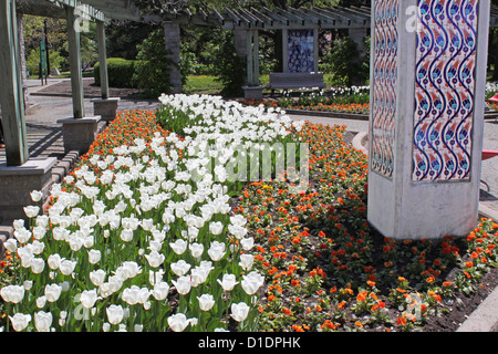 Romano in giardini Botanici di Montreal Garden-Canada. Foto Stock